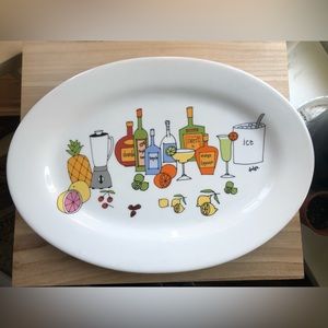 Ursula Dodge Signature Margarita Serving Tray Platter Dish Large - MCM Vibes 18”